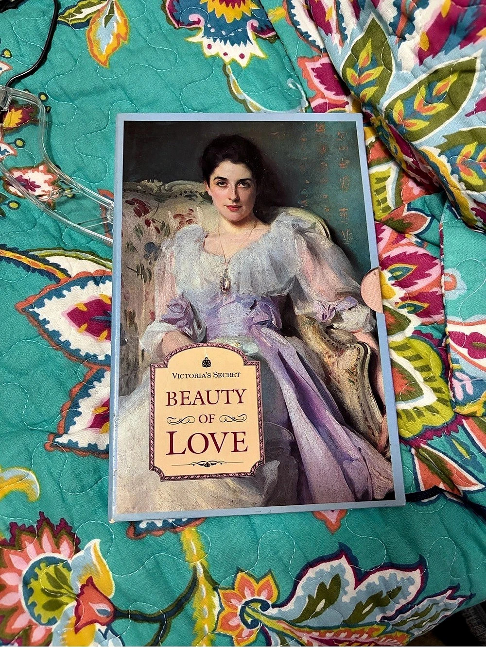 Victoria's Secret Beauty of Love Book Blue Purple